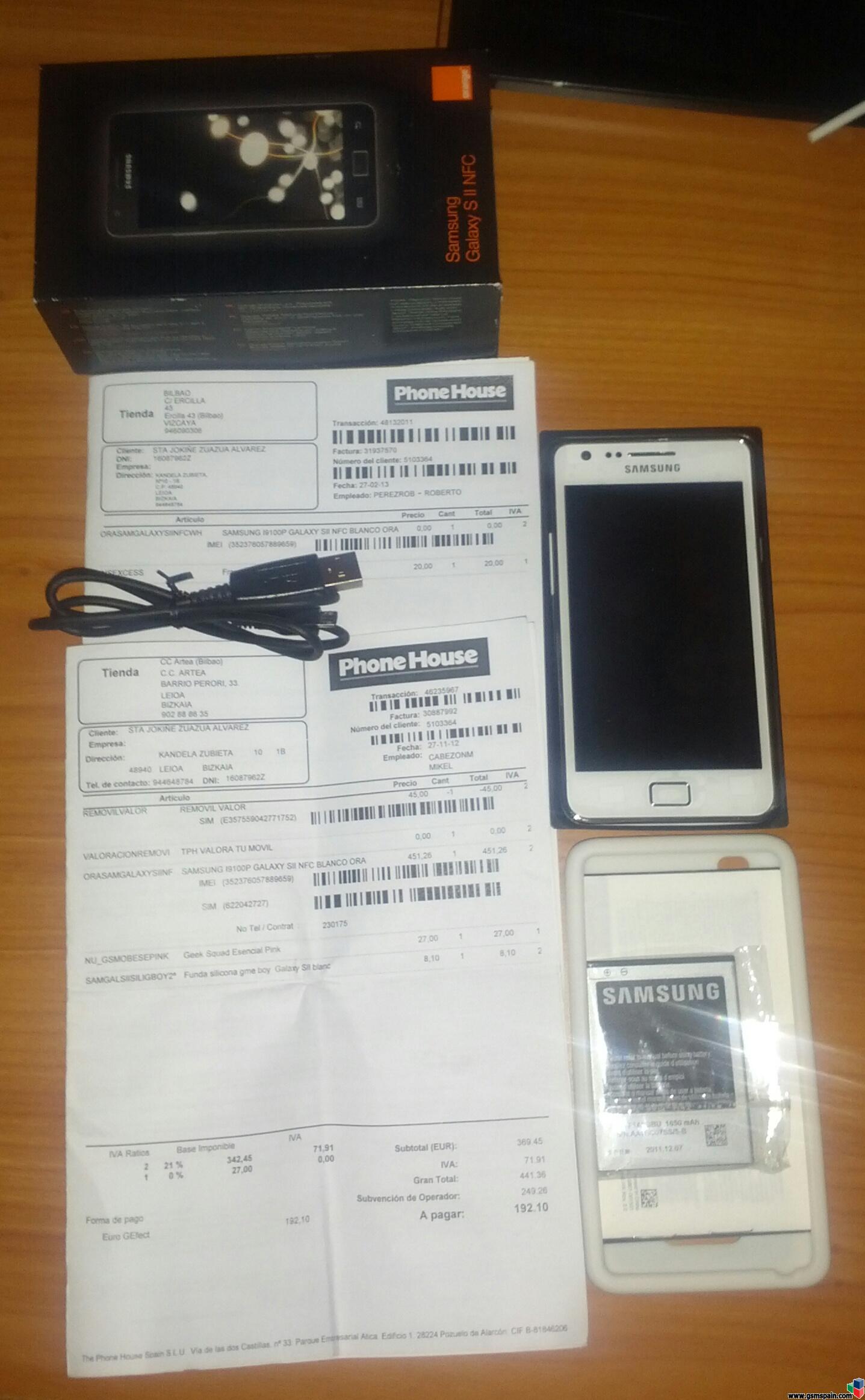 Vendo Samsung Galaxy S2 Gt I9100p