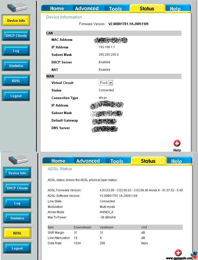 Настройка dsl 504t ru