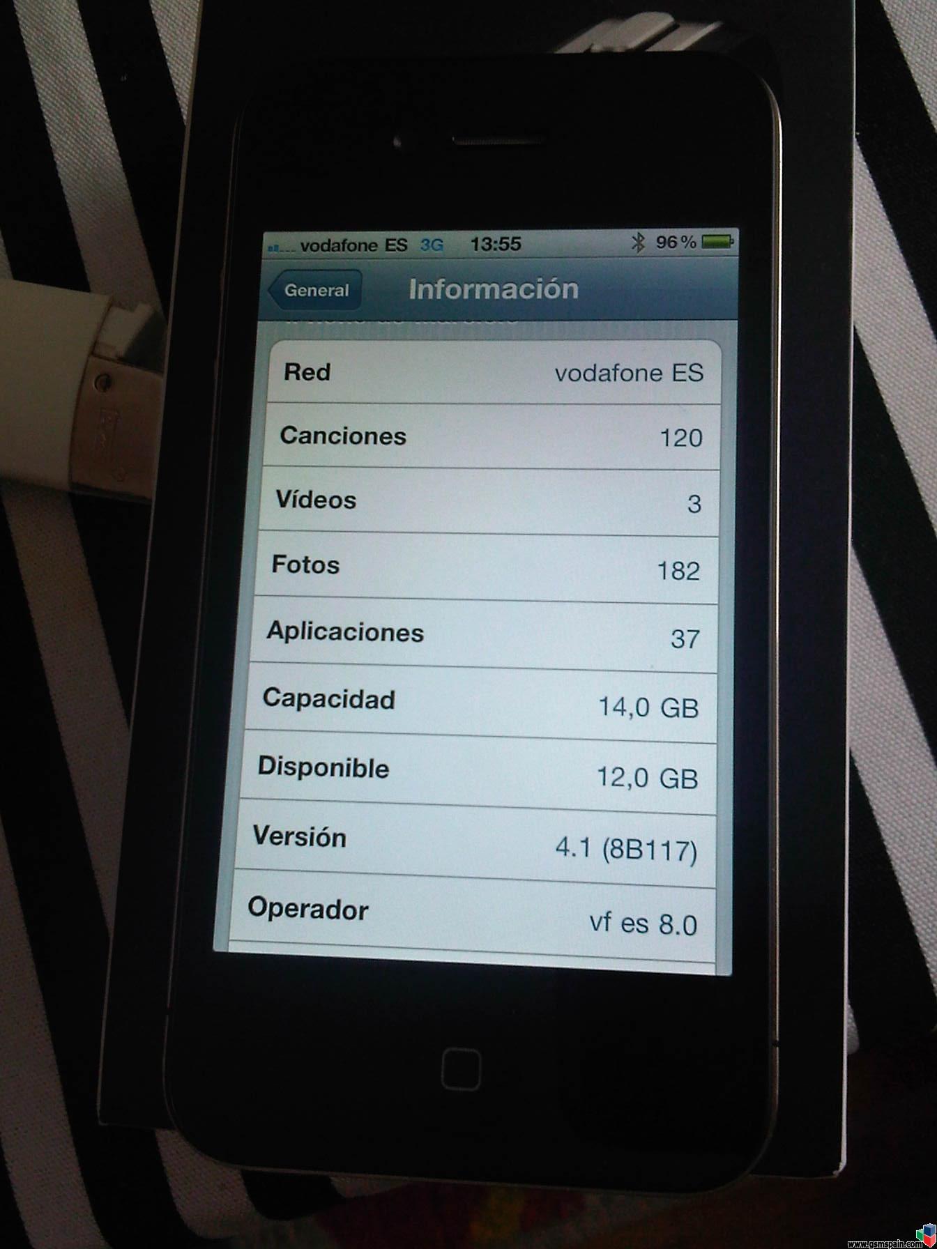 Vendo Iphone 4 16Gb Vodafone 4.1 + Extras - 430 G.I.