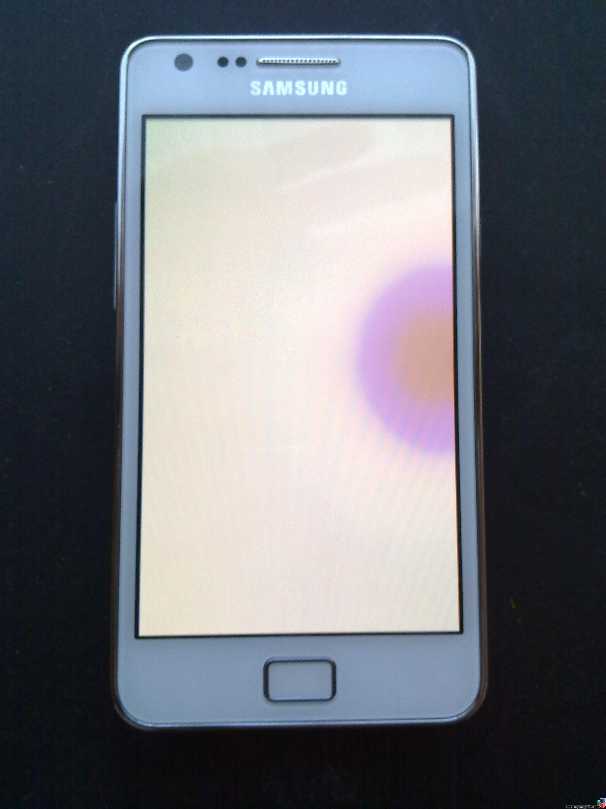 Galaxy S2 con mancha violeta en la pantalla!!!