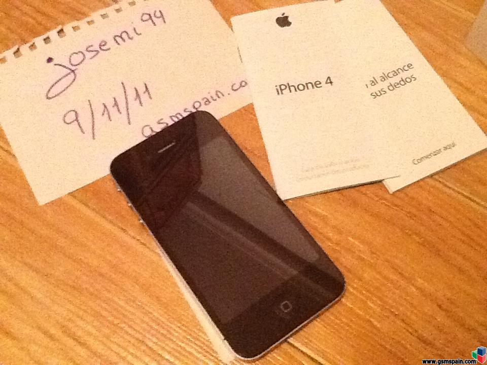 [VENDO] iPhone 4 16 Gb Negro // LIBRE => 315 G.I