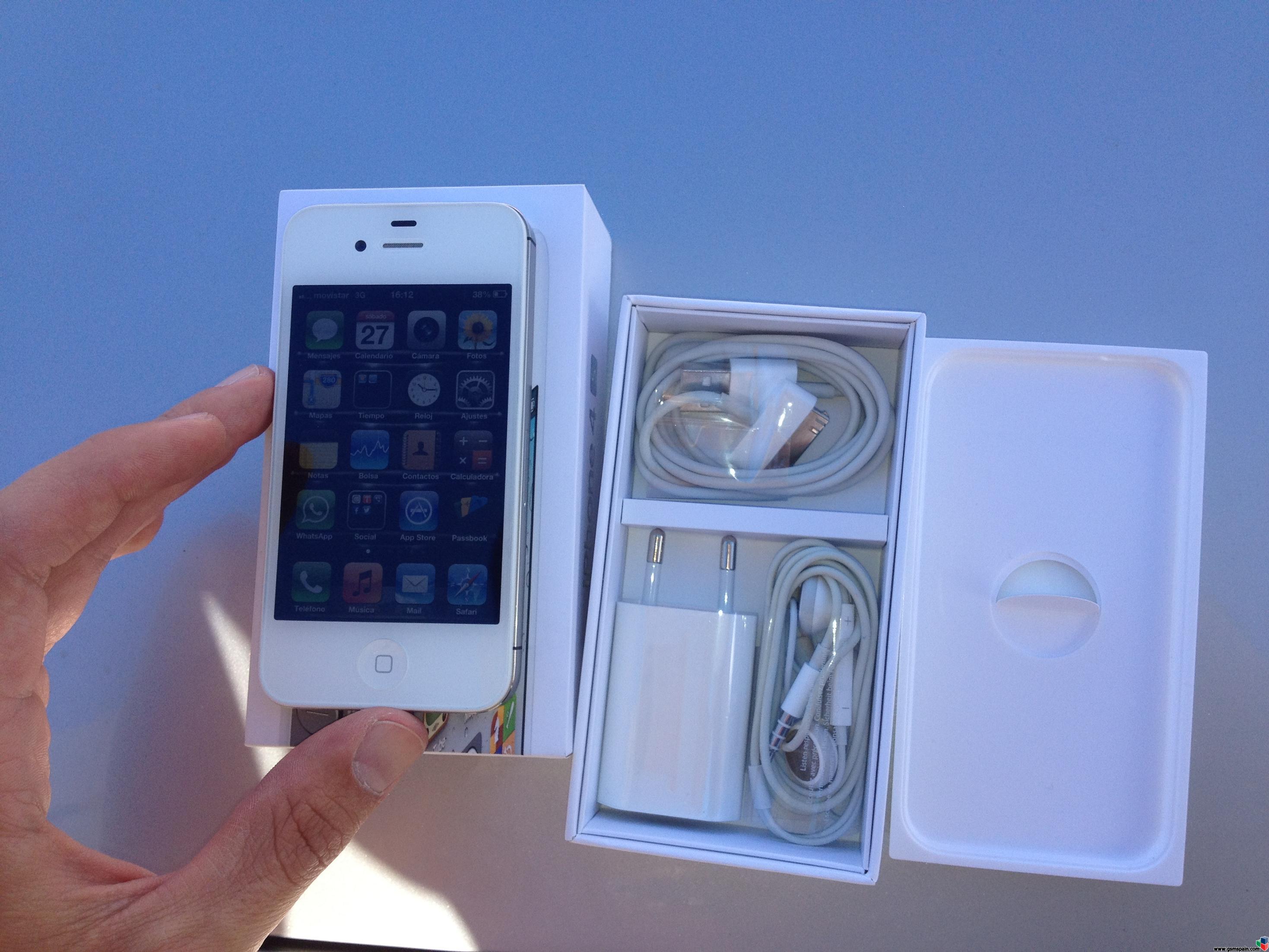 [VENDO] iPhone 4s 64gb blanco libre impecable (cambio de apple) con garanta de apple
