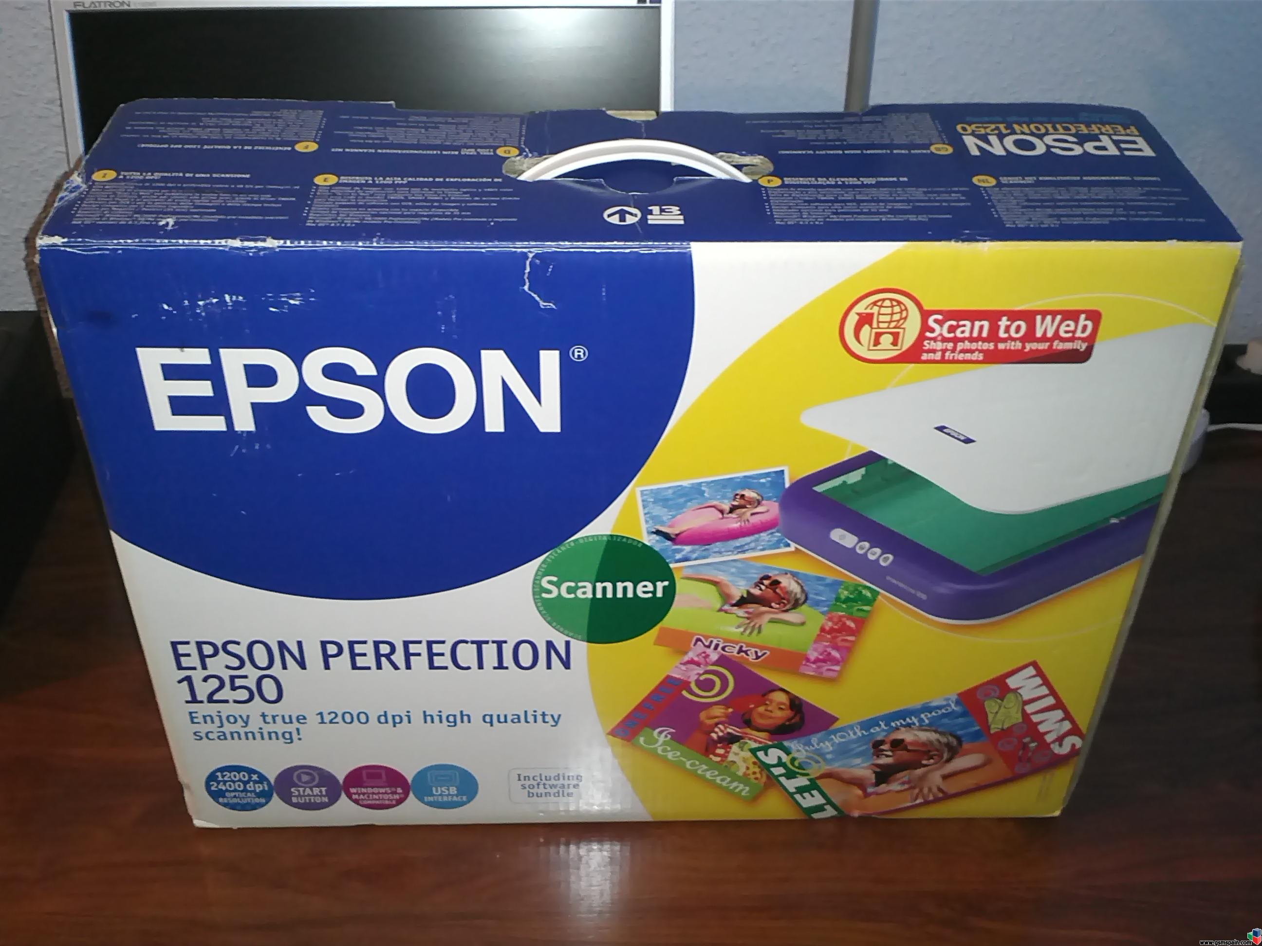 Epson perfection 1250 программа для сканирования