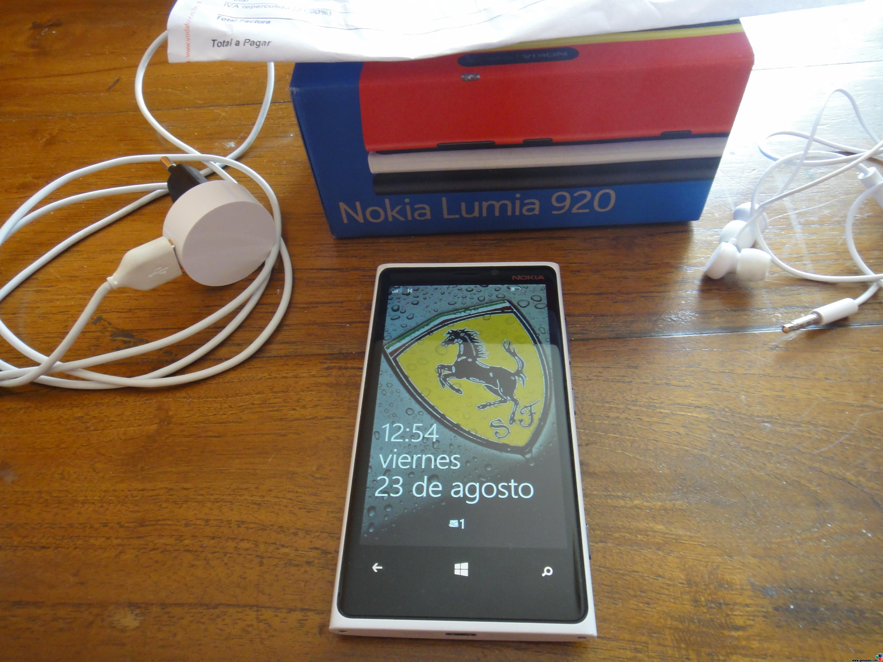 [VENDO] Nokia Lumia 920  White Por Android