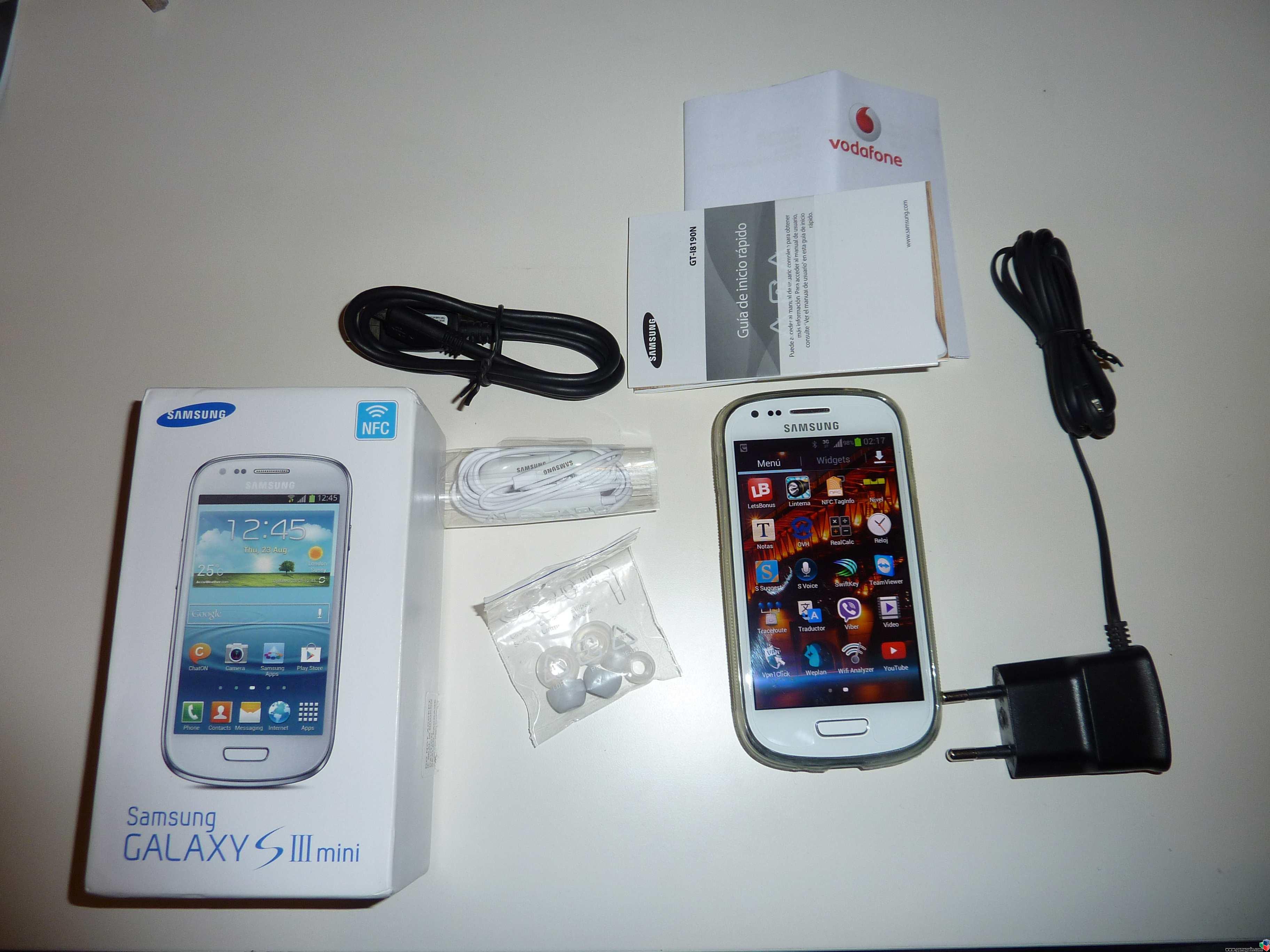 [VENDO] Samsung Galaxy S3 Mini NFC Blanco I8190N 8GB liberado con factura