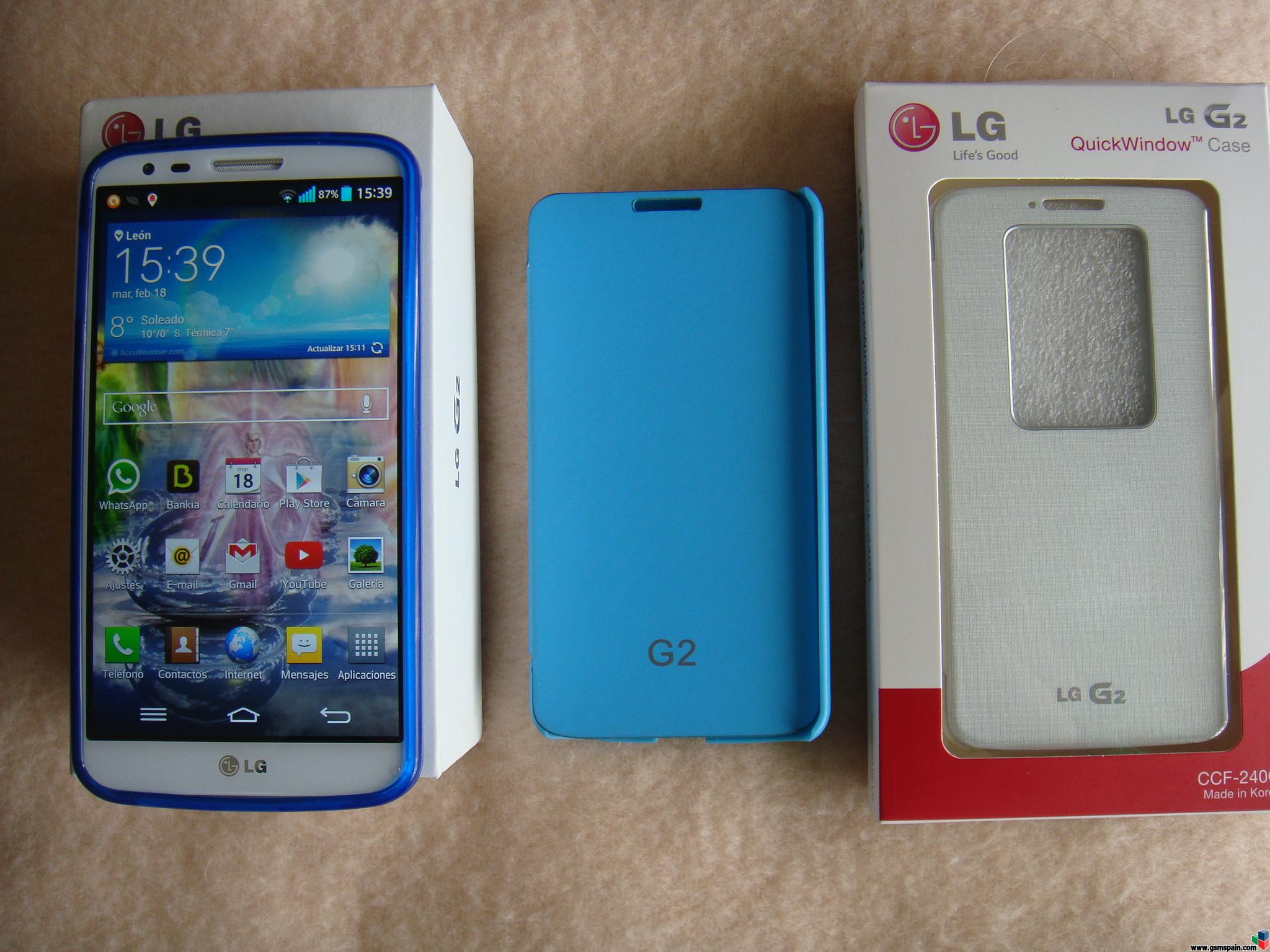 [VENDO] LG  G2,16 gb, libre de origen.color blanco .Fotos dentro
