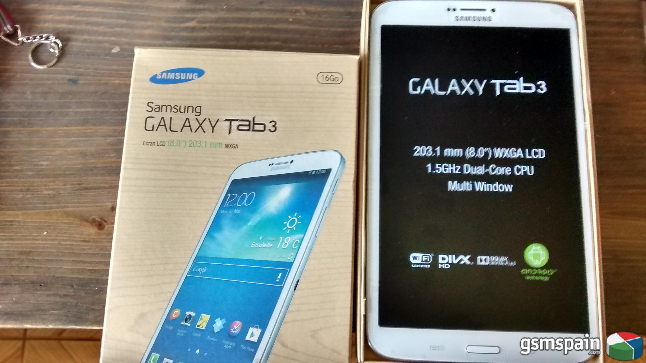 [VENDO] Samsung Galaxy Tab 3 de 8" SM-T315 WiFi+4G LTE Libre origen, garantia y factura