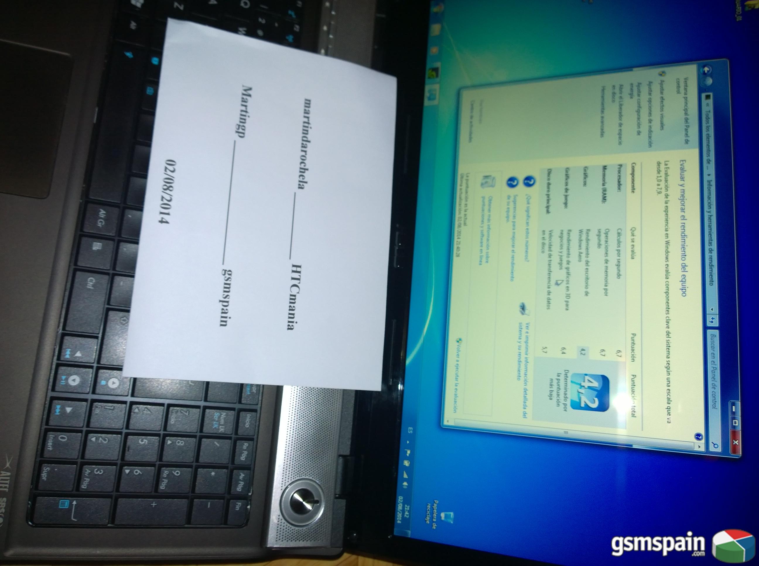 [VENDO] PORTATIL ASUS N61JV i5 Nvidia GT325M