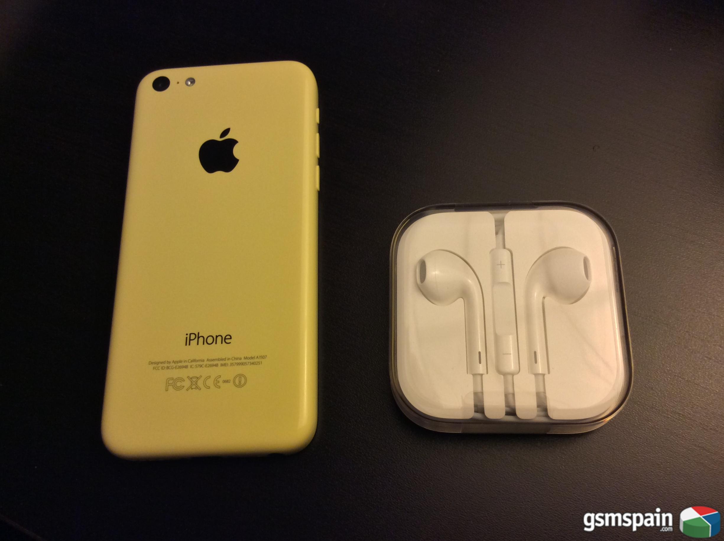 [VENDO] Iphone 5C amarillo 16gb libre por 300