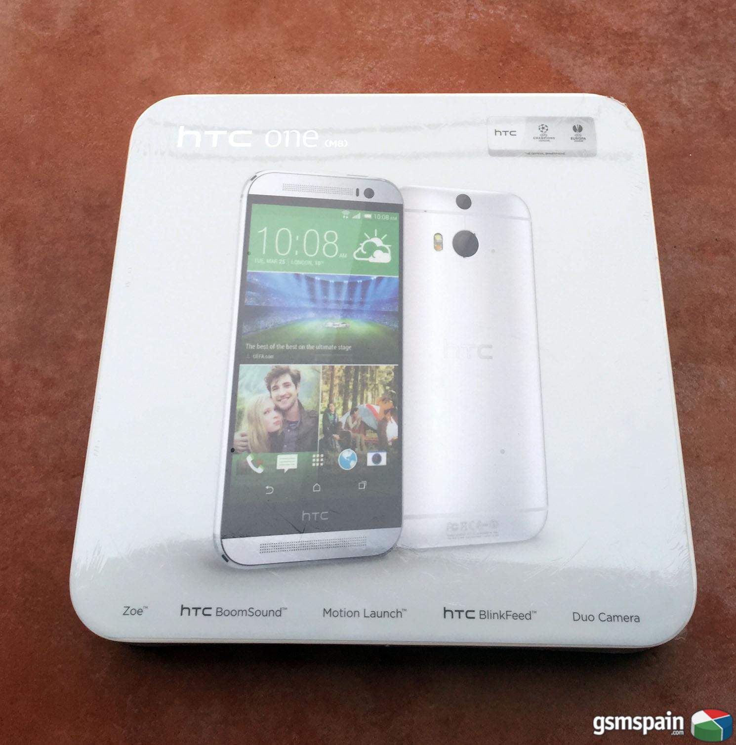 [VENDO] HTC One M8 Plata 16GB, Nuevo, precintado