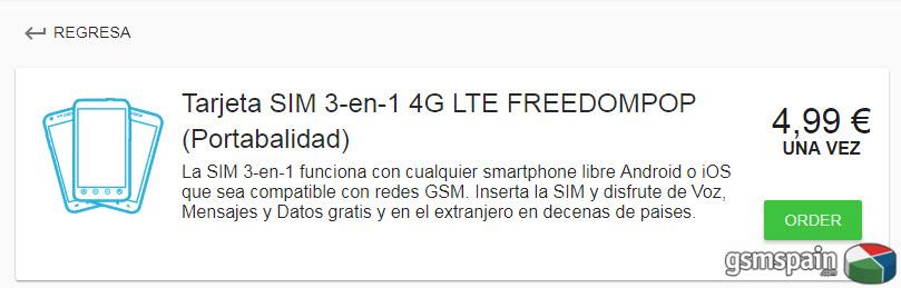 FreedomPop ofrecer 4G y llamadas tradicionales