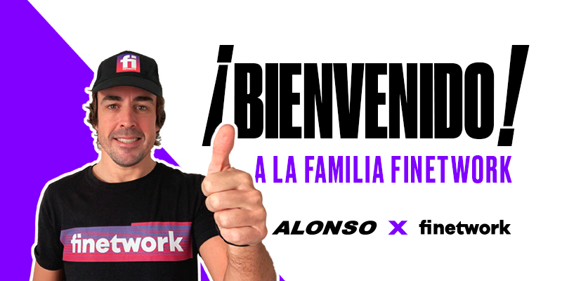 Finetwork patrocinar a Fernando Alonso durante este ao 2021