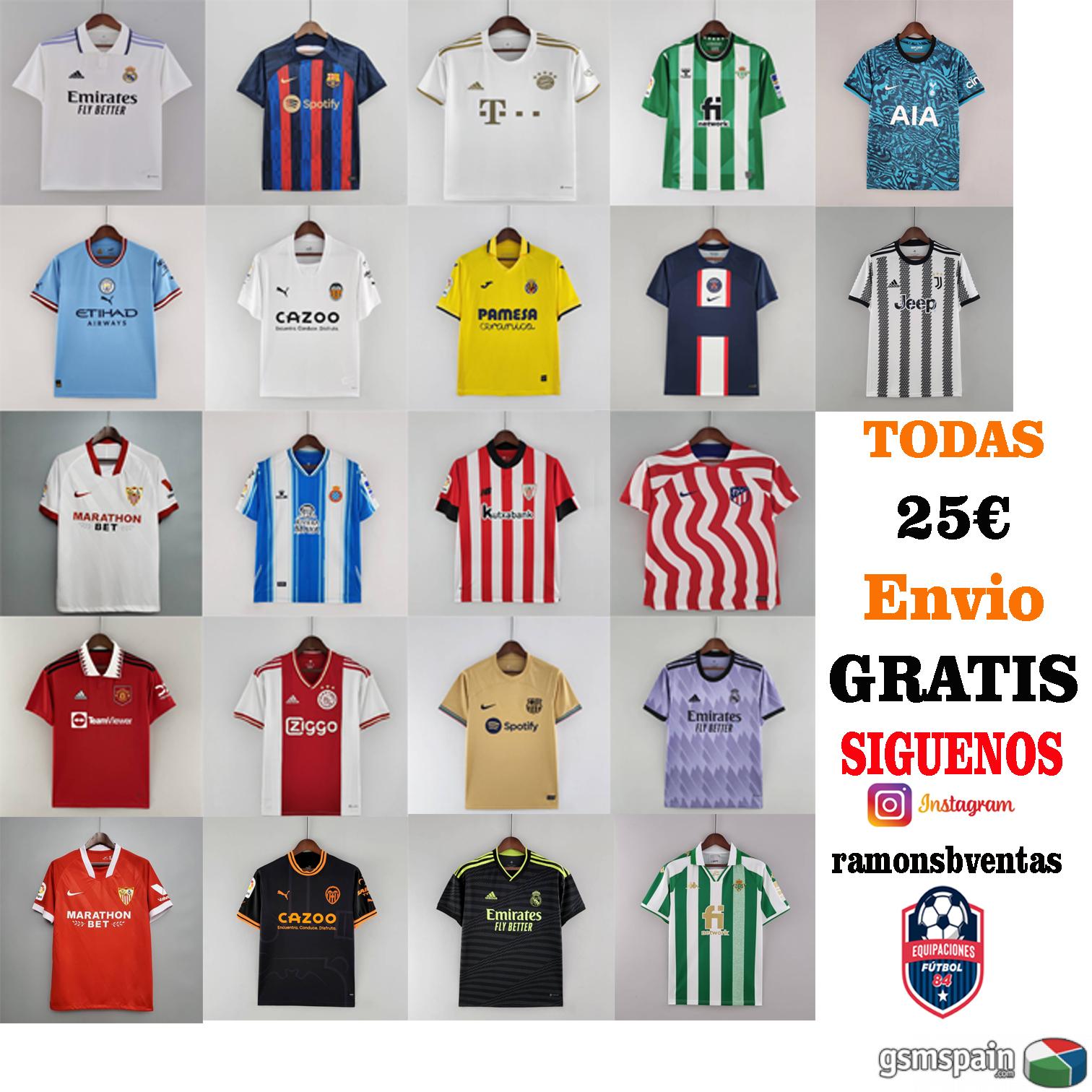 [vendo] Oferta Camisetas De Futbol 25 Esta Semana