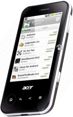 Acer betouch e400 не включается